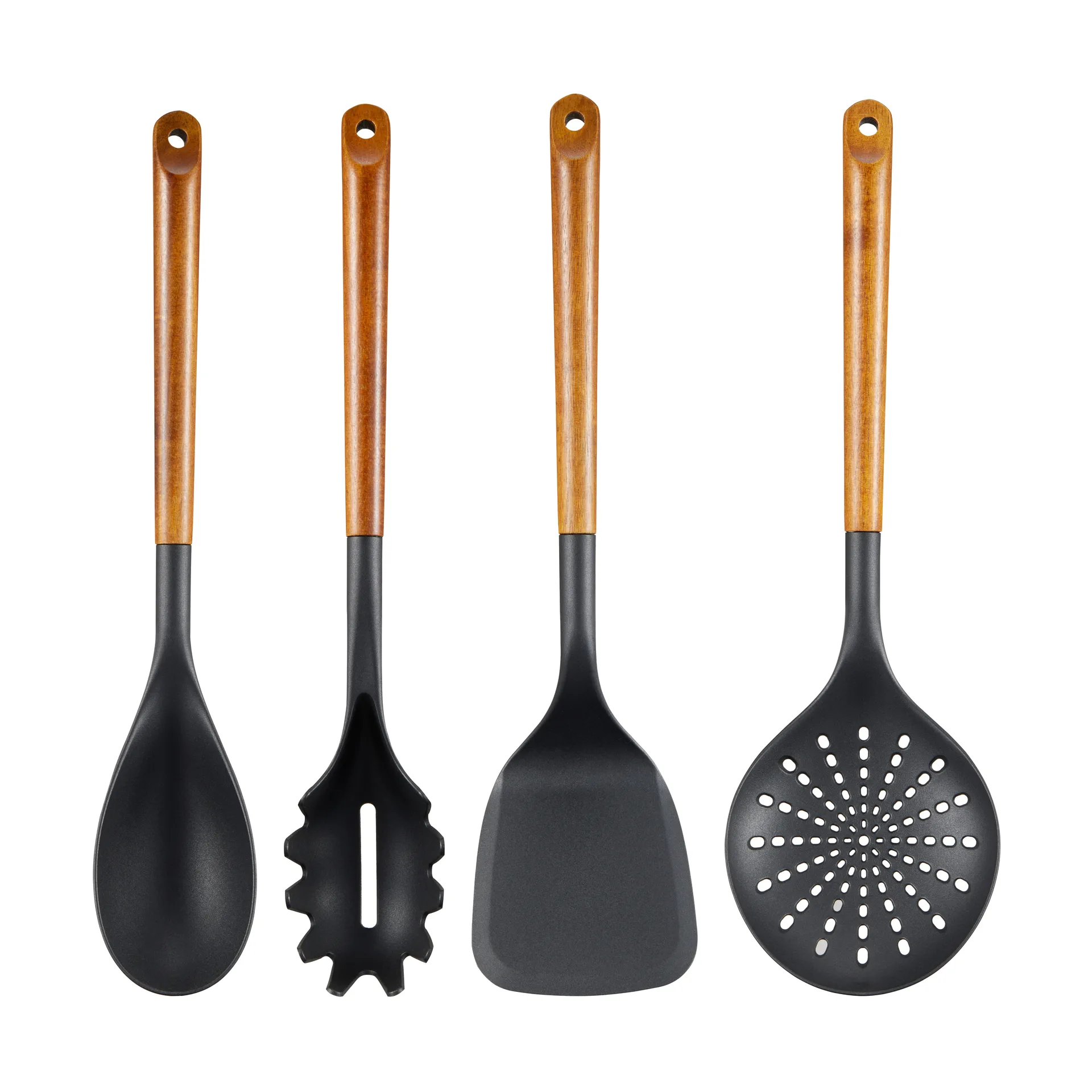 Utensilios de cocina Korra, 4 piezas, Acacia-plástico Dorre