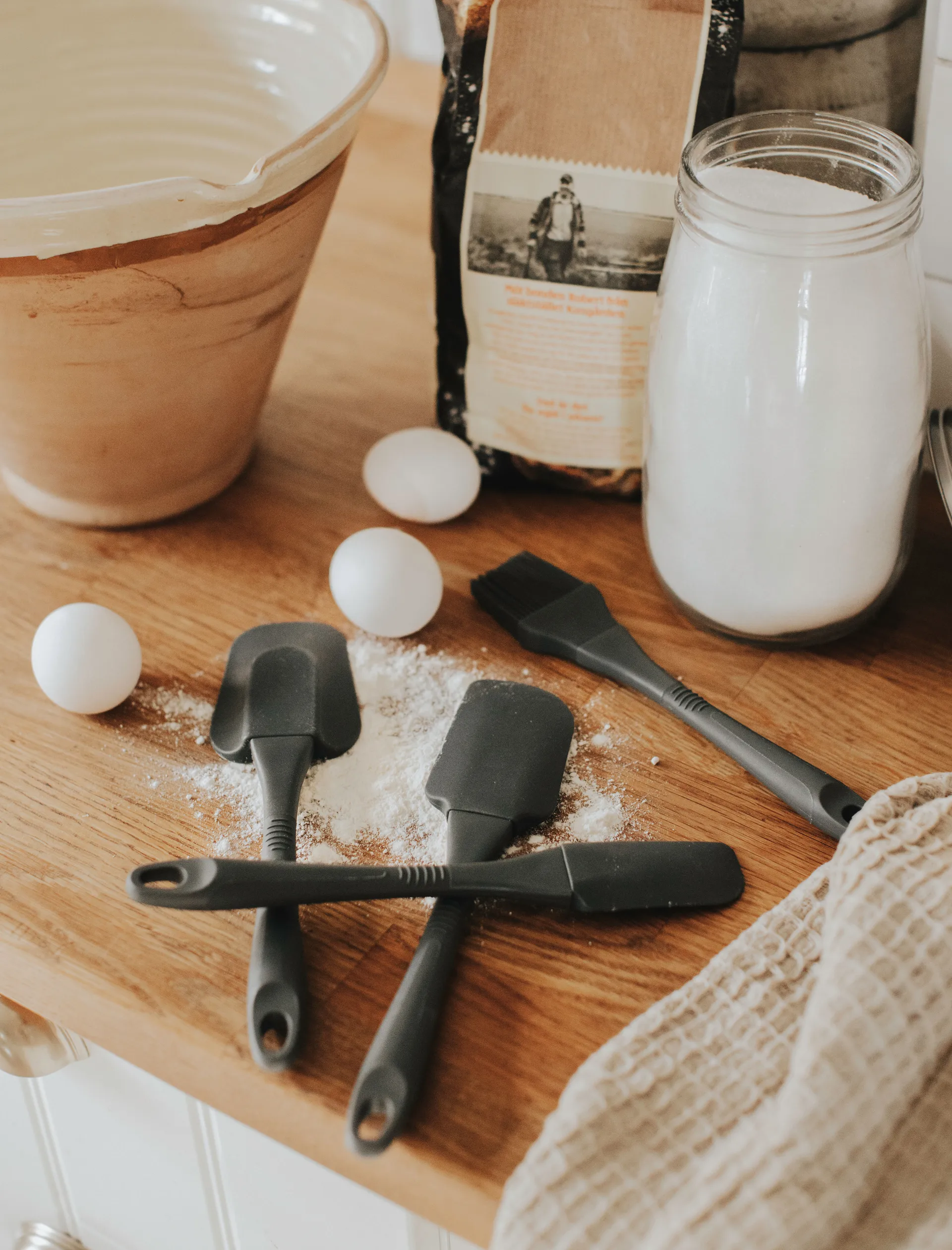 Utensilios de cocina Rowan 4 piezas, Gris Dorre