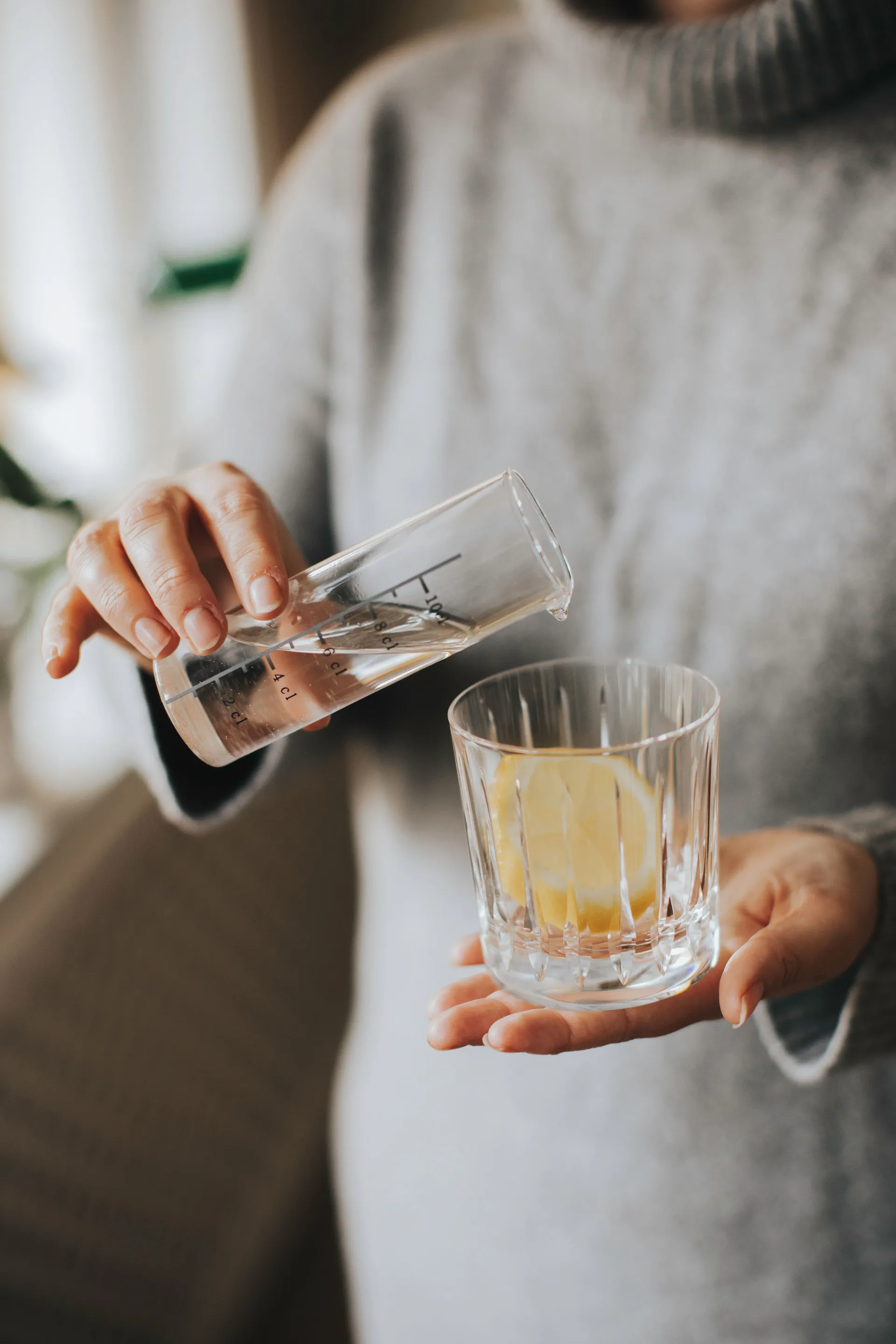 Vaso medidor Conn 10 cl, vidrio Dorre