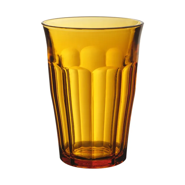 Vaso Picardie - Ámbar, 6-pack, 36 cl - Duralex
