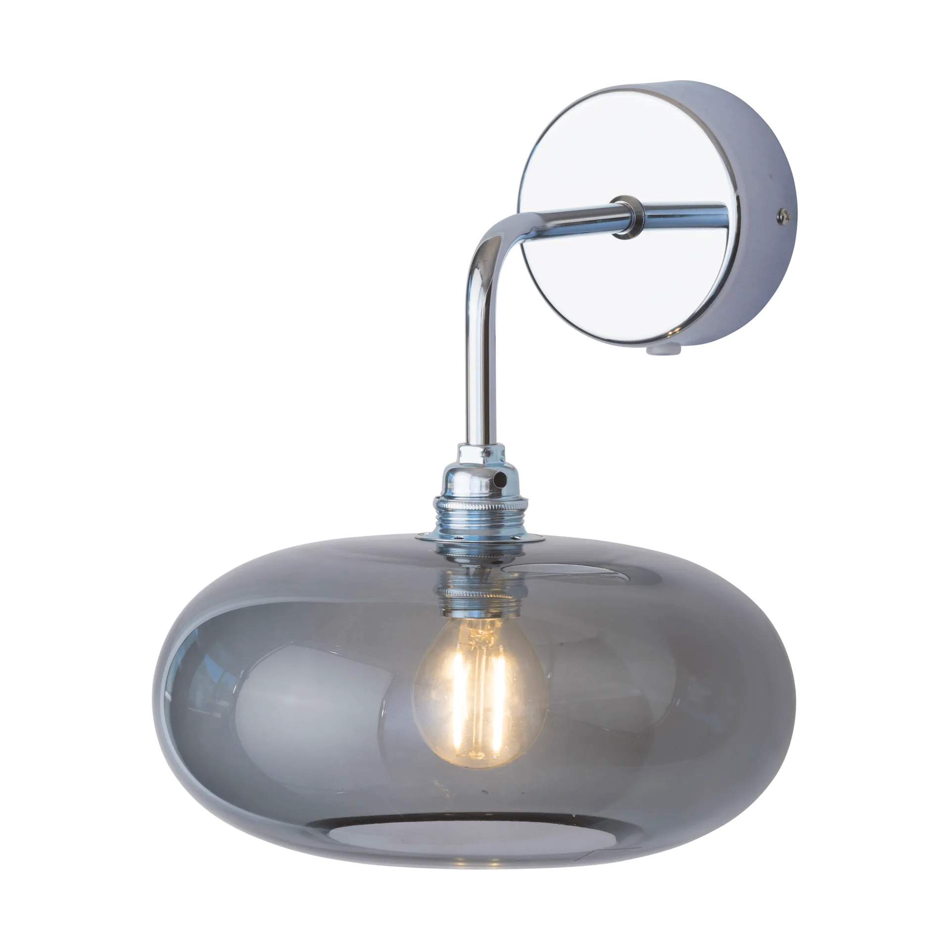 Aplique de pared Horizon, Smokey grey EBB & FLOW