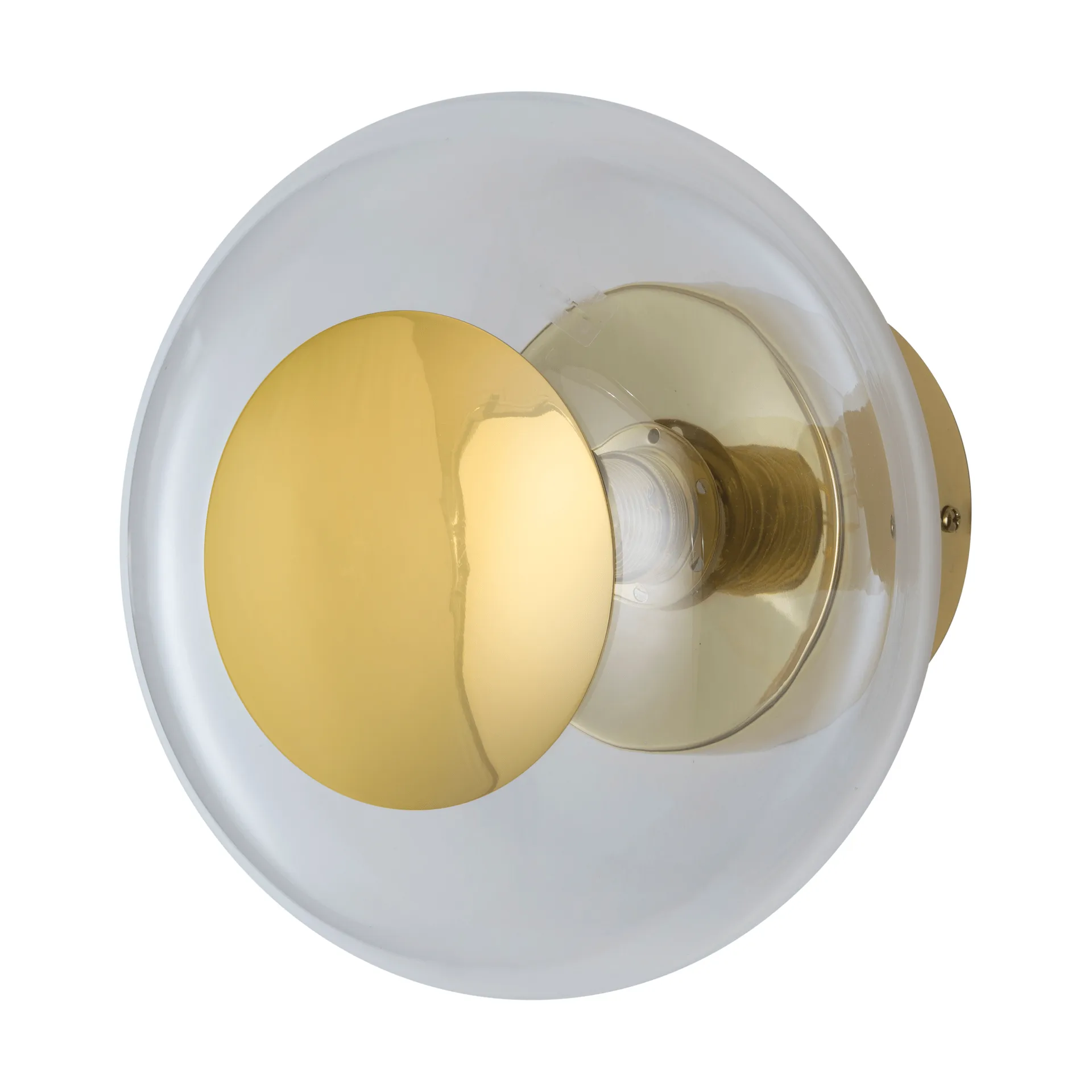 Aplique de pared Horizon surface, Clear, Ø25 cm EBB & FLOW