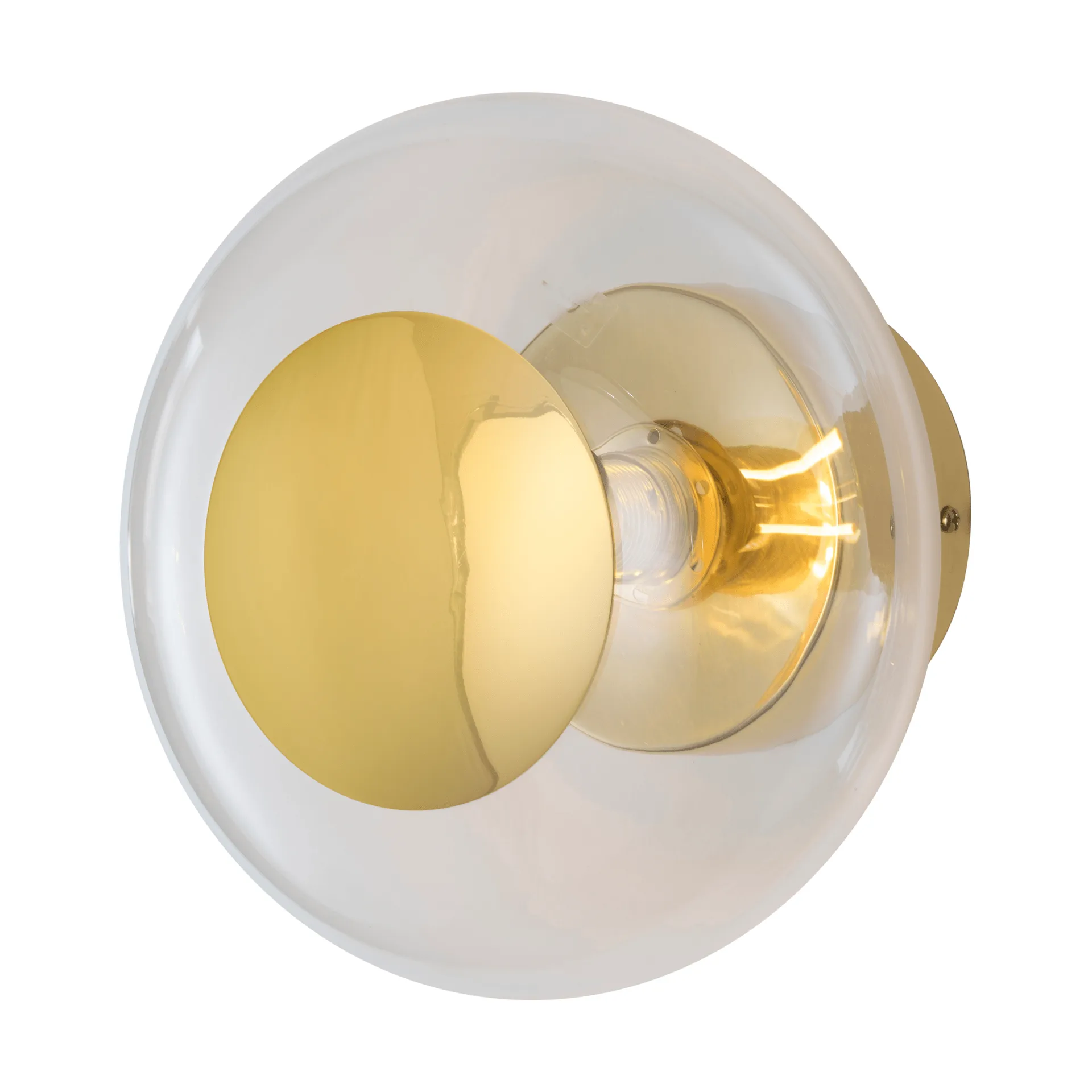 Aplique de pared Horizon surface, Clear, Ø25 cm EBB & FLOW