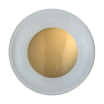 Aplique de pared Horizon surface - Clear-shiny gold, Ø29 cm - EBB & FLOW