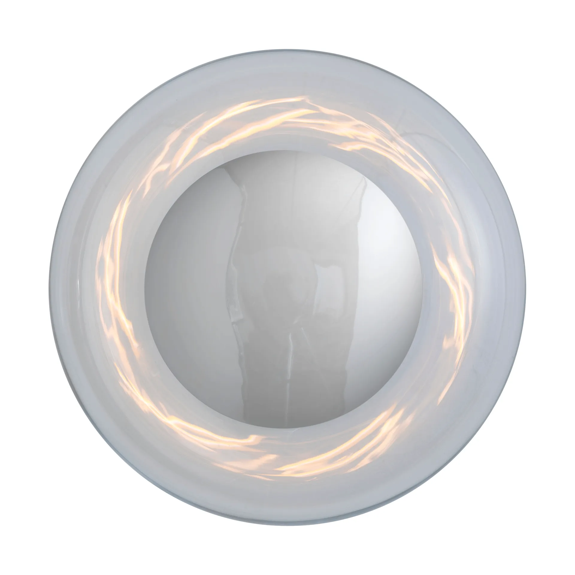 Aplique de pared Horizon surface, Clear-silver, Ø29 cm EBB & FLOW