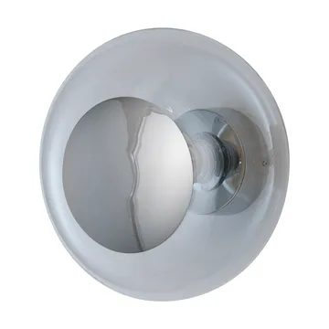 Aplique de pared Horizon surface - Clear-silver, Ø29 cm - EBB & FLOW