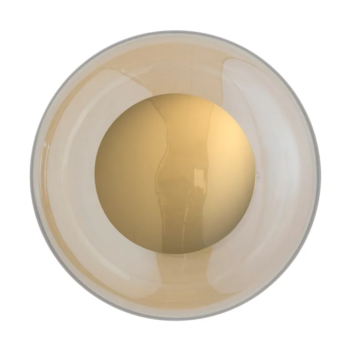 Aplique de pared Horizon surface - Golden smoke, Ø21 cm - EBB & FLOW