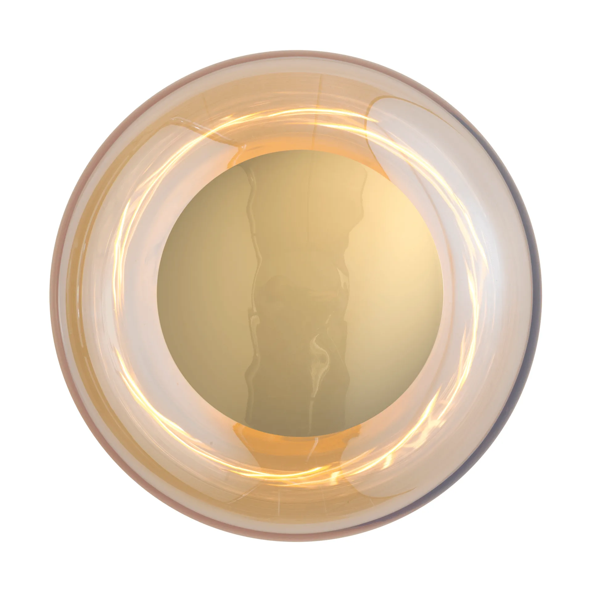 Aplique de pared Horizon surface, Golden smoke, Ø29 cm EBB & FLOW