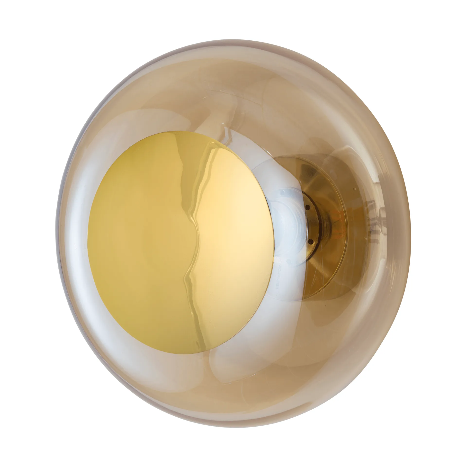 Aplique de pared Horizon surface, Golden smoke, Ø29 cm EBB & FLOW