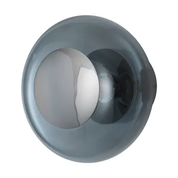 Aplique de pared Horizon surface - Smokey grey, Ø25 cm - EBB & FLOW