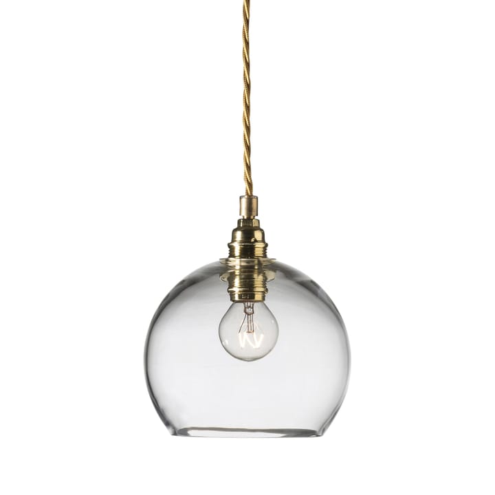 Lámpara de techo Rowan S - transparente-oro, Ø 15,5 cm - EBB & FLOW
