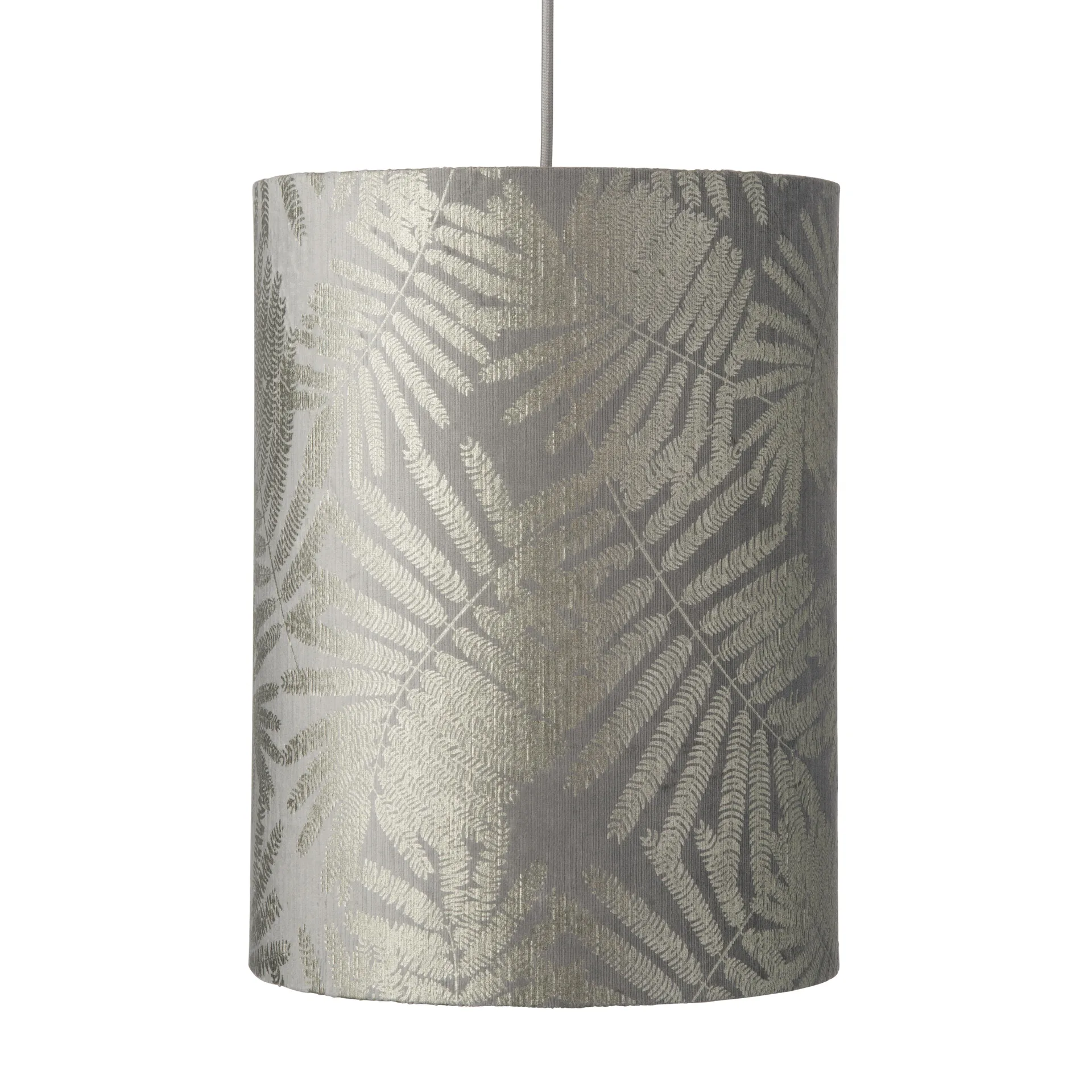 Pantalla de lámpara Fern Leaves Ø30 cm, plata EBB & FLOW