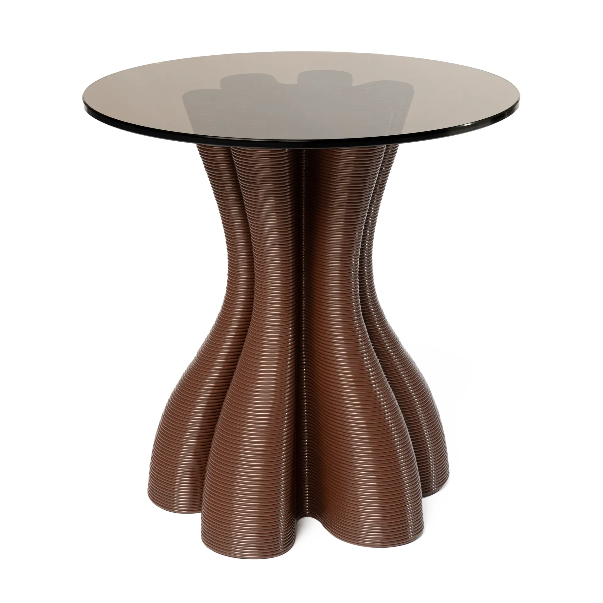 Mesa auxiliar Anemone Ø50 cm, Chocolate Ekbacken Studios