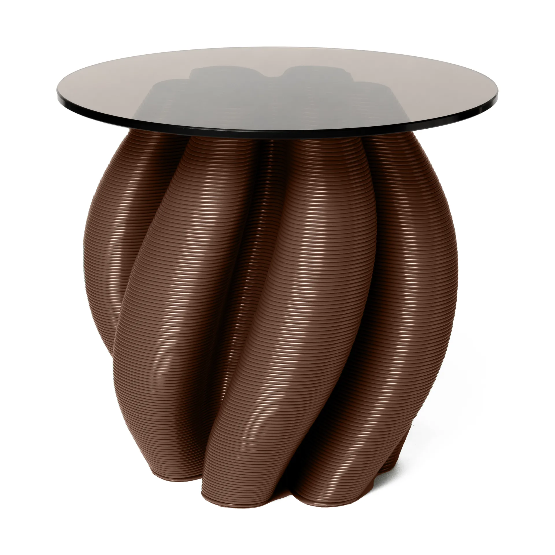 Mesa auxiliar Water lily Ø50 cm, Chocolate Ekbacken Studios