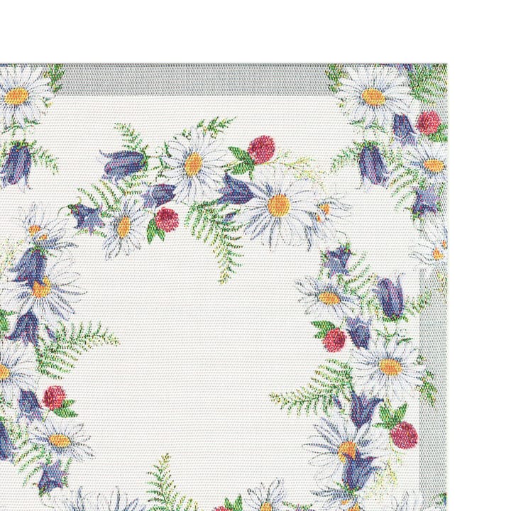 Camino de mesa Blomkrans 35x120 cm, Multi Ekelund Linneväveri
