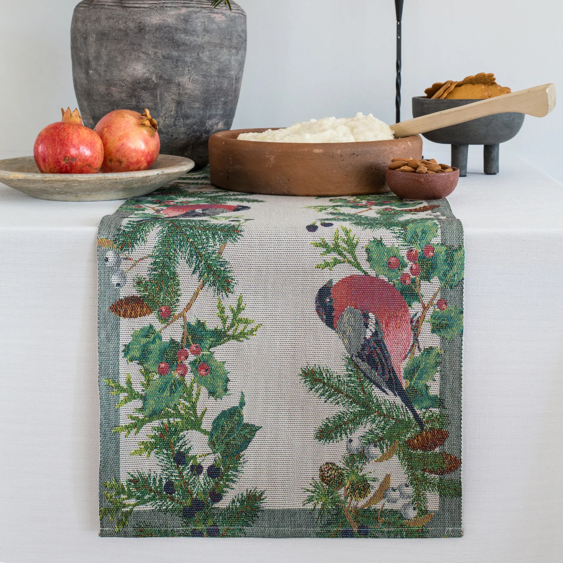 Camino de mesa Domherre 35x120 cm, Multi Ekelund Linneväveri