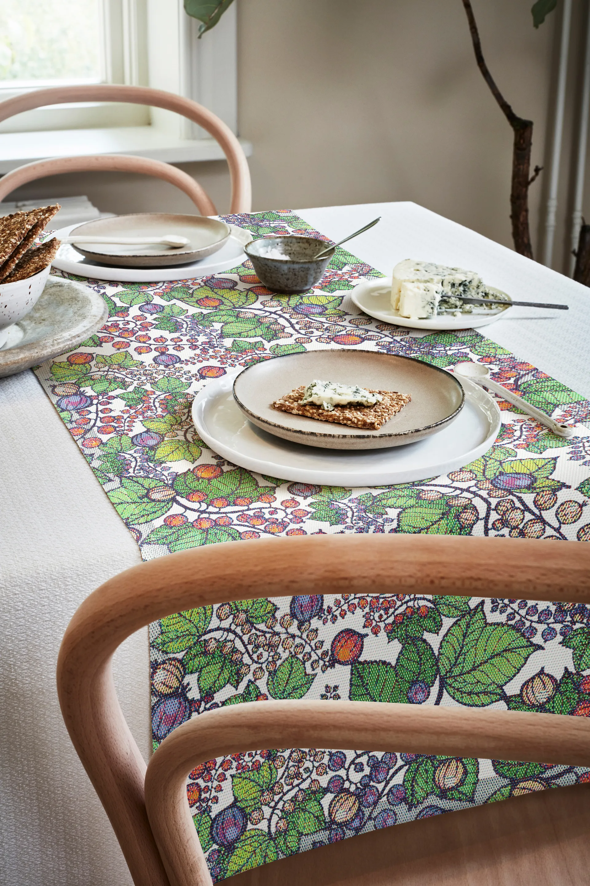 Camino de mesa Gooseberries, 35x120 cm Ekelund Linneväveri