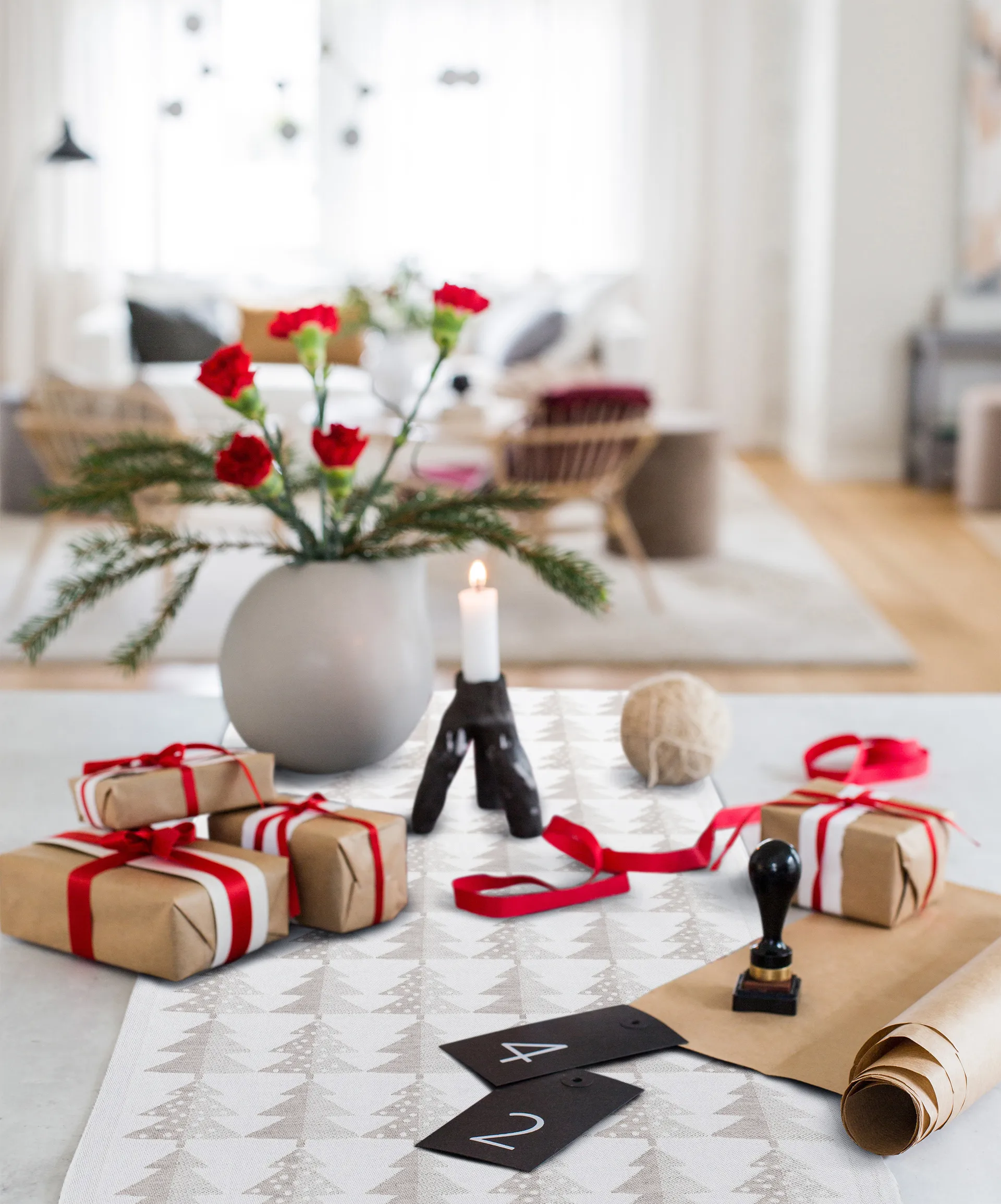 Camino de mesa Granar, 35x120 cm Ekelund Linneväveri