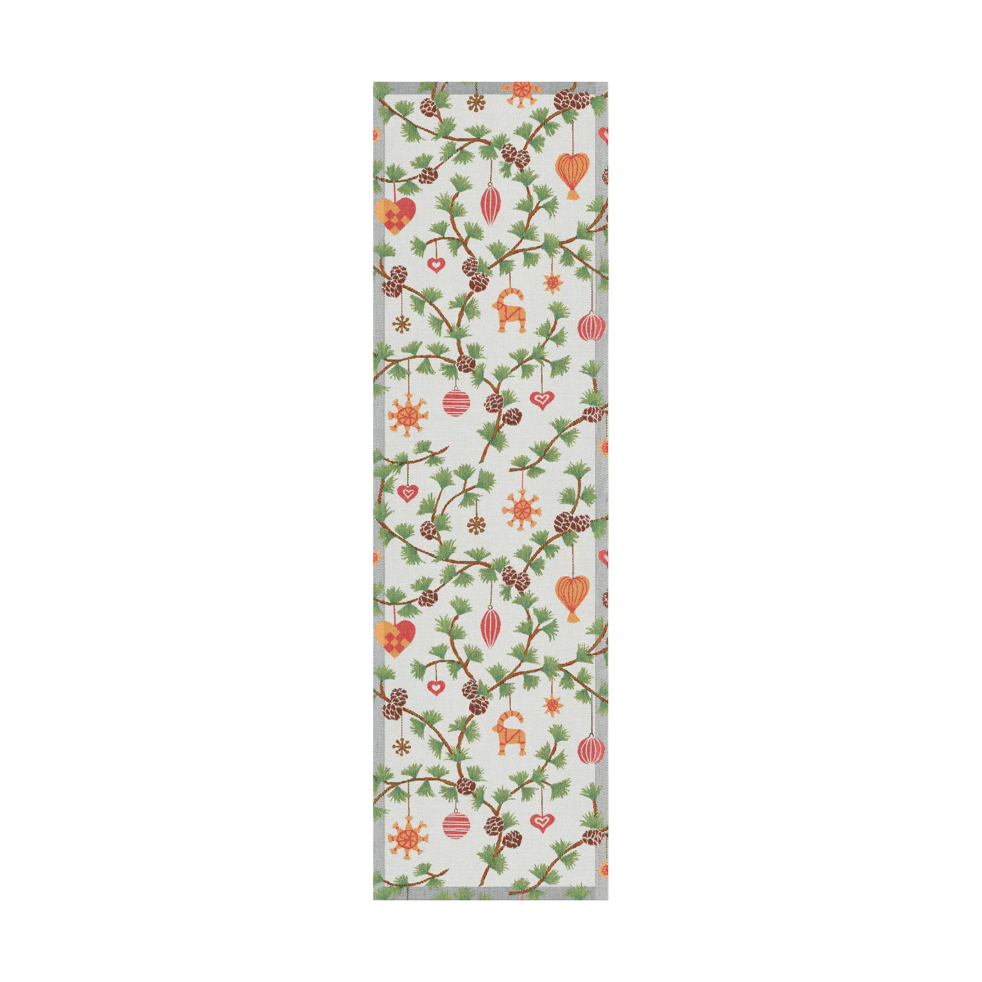 Camino de mesa Julefröjd 35x120 cm, Multi Ekelund Linneväveri