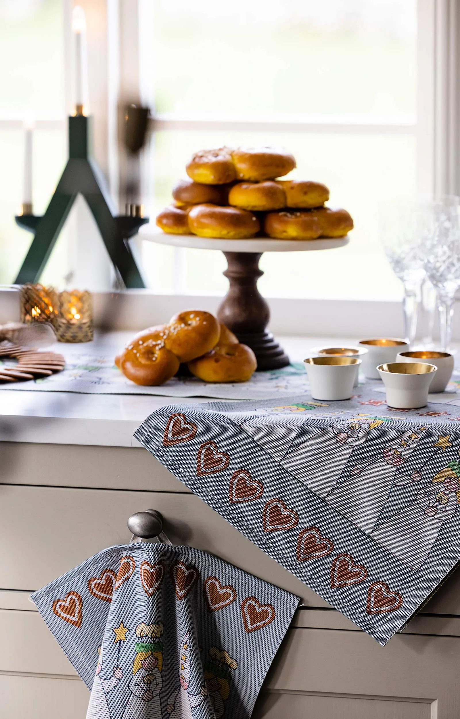 Camino de mesa Mistelkvist 35x120 cm, Multi Ekelund Linneväveri