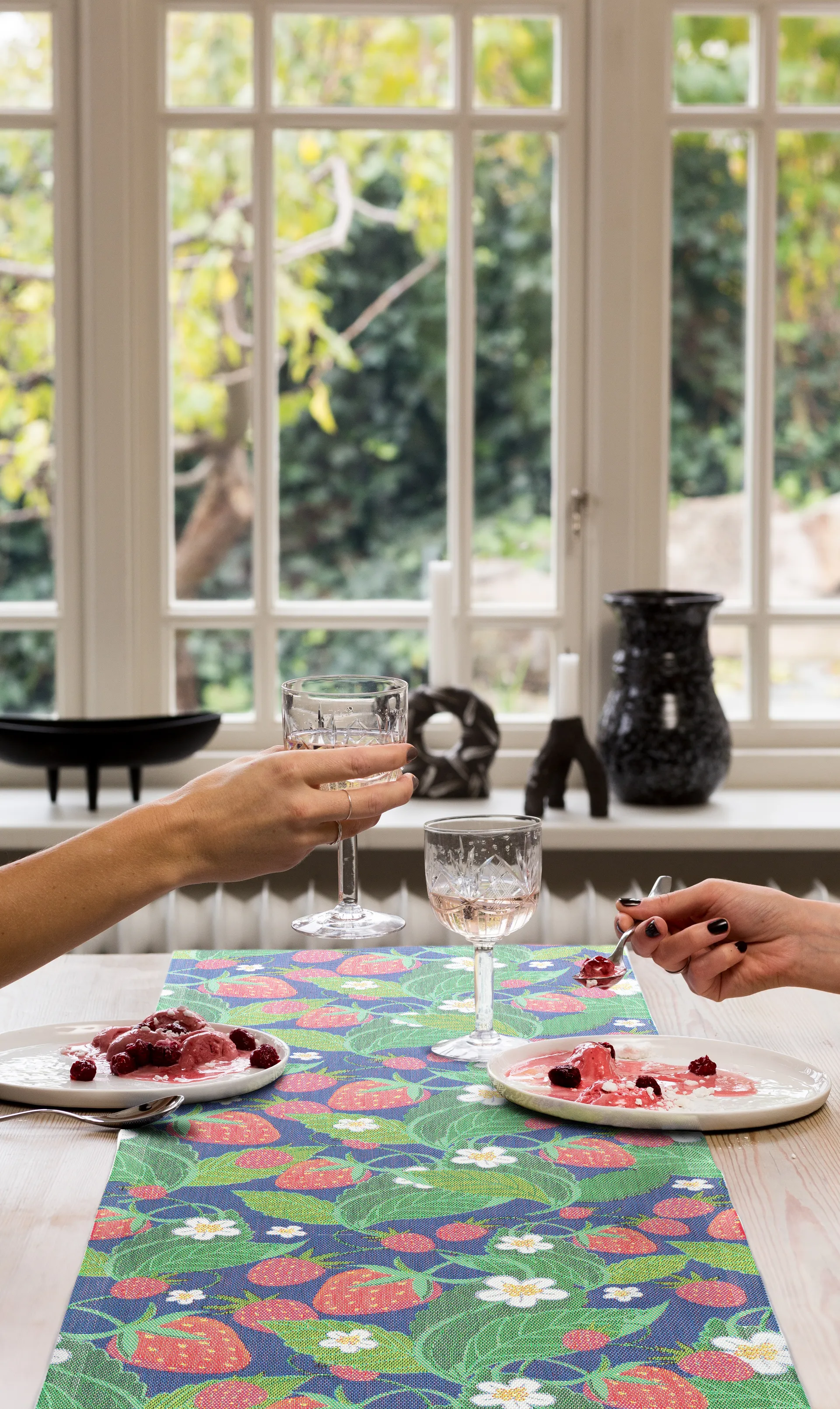 Camino de mesa Sengana, 35x100 cm Ekelund Linneväveri