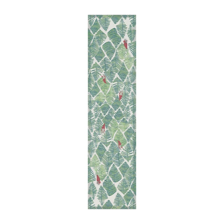 Camino de mesa Tipp tapp 35x140 cm - verde - Ekelund Linneväveri