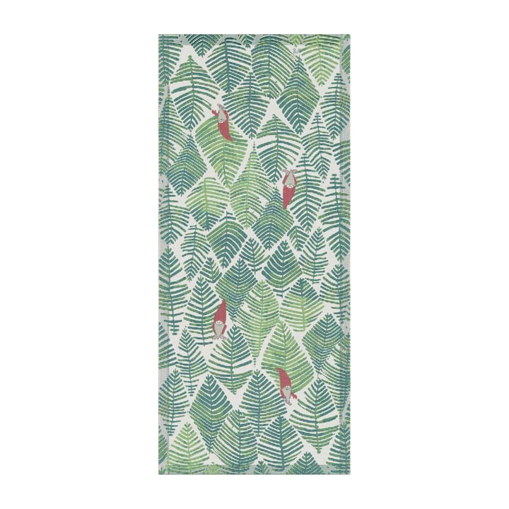 Camino de mesa Tipp tapp 35x80 cm - verde - Ekelund Linneväveri