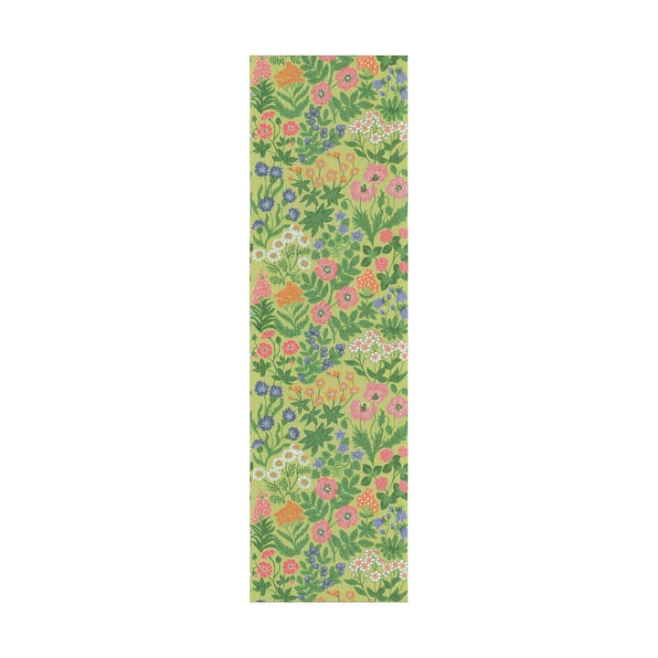 Camino de mesa Vildblommor 35x120 cm - Verde - Ekelund Linneväveri