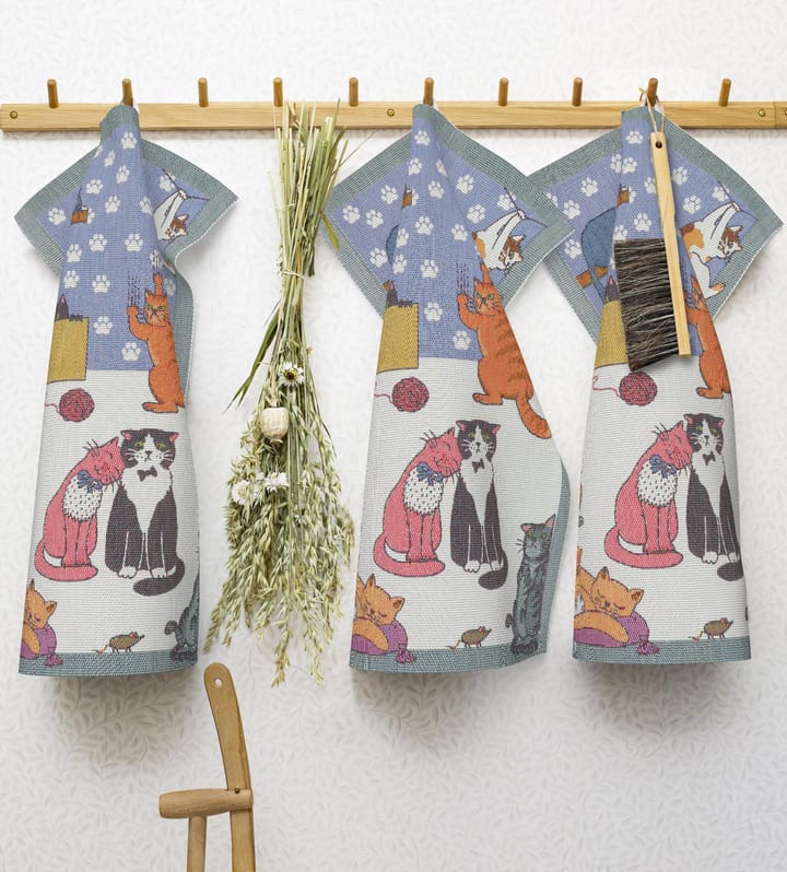 Cats fun Paño de cocina, 35x50 cm Ekelund Linneväveri