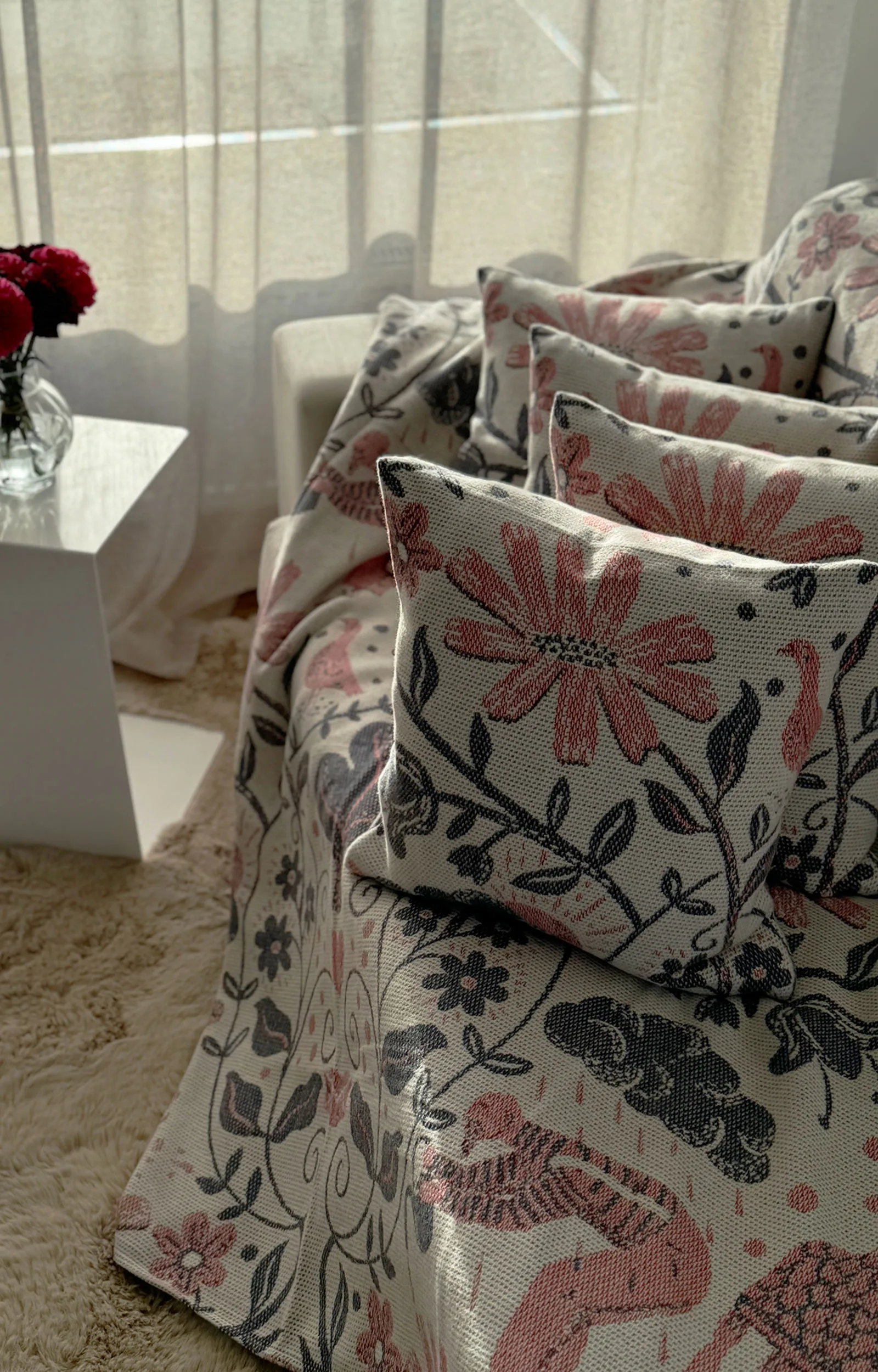 Funda de cojín Kärleken 40x40 cm, Multi Ekelund Linneväveri