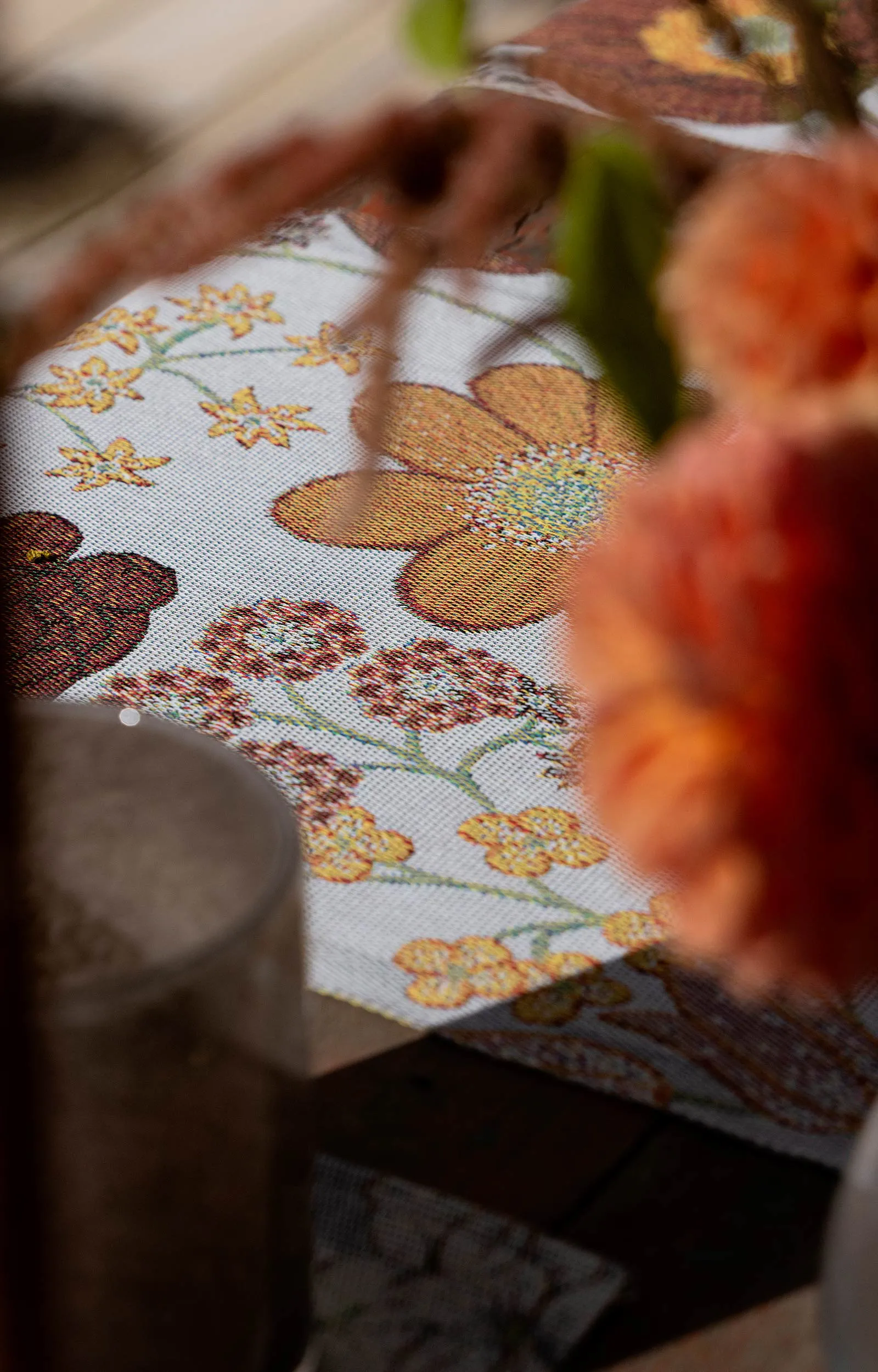 Funda de cojín Kvällsblom 40x40 cm, Multi Ekelund Linneväveri