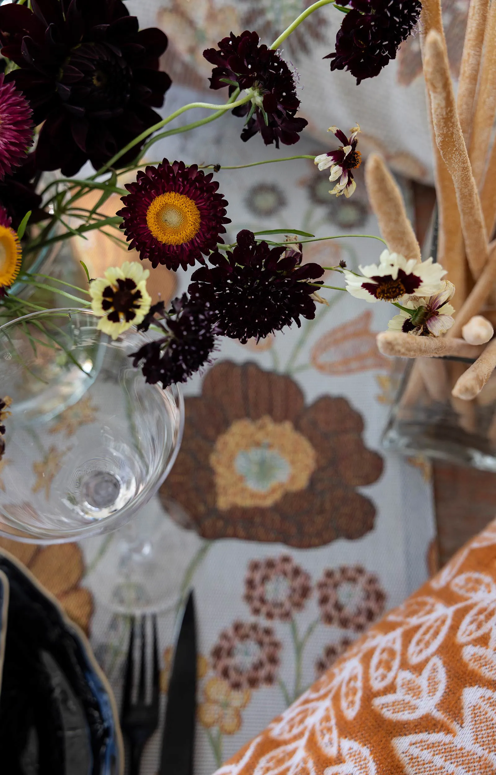 Funda de cojín Kvällsblom 40x40 cm, Multi Ekelund Linneväveri