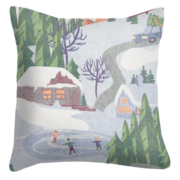 Funda de cojín Vinterliv 40x40 cm, Multi Ekelund Linneväveri