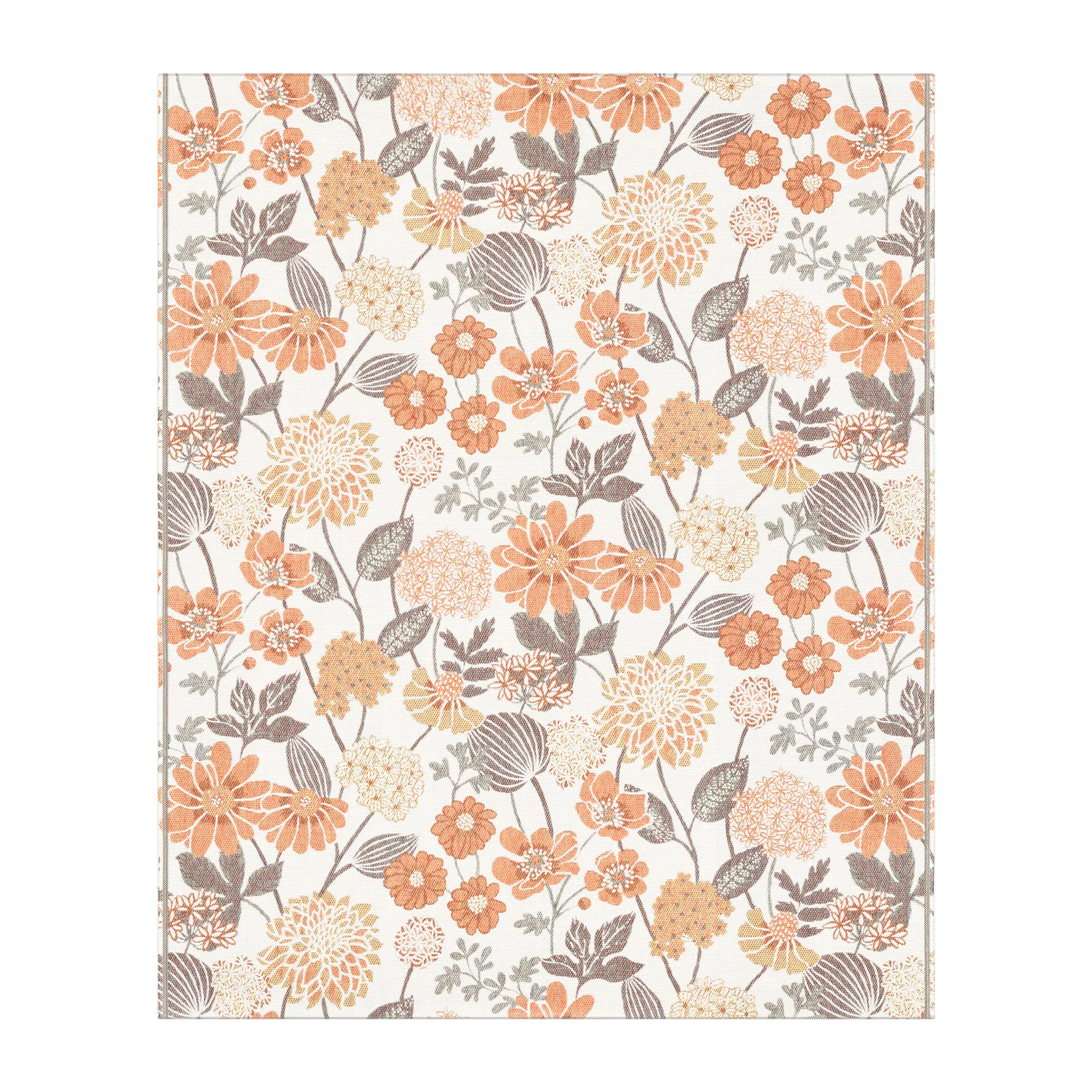 Manta de algodón Bodum 140x170 cm, naranja Ekelund Linneväveri