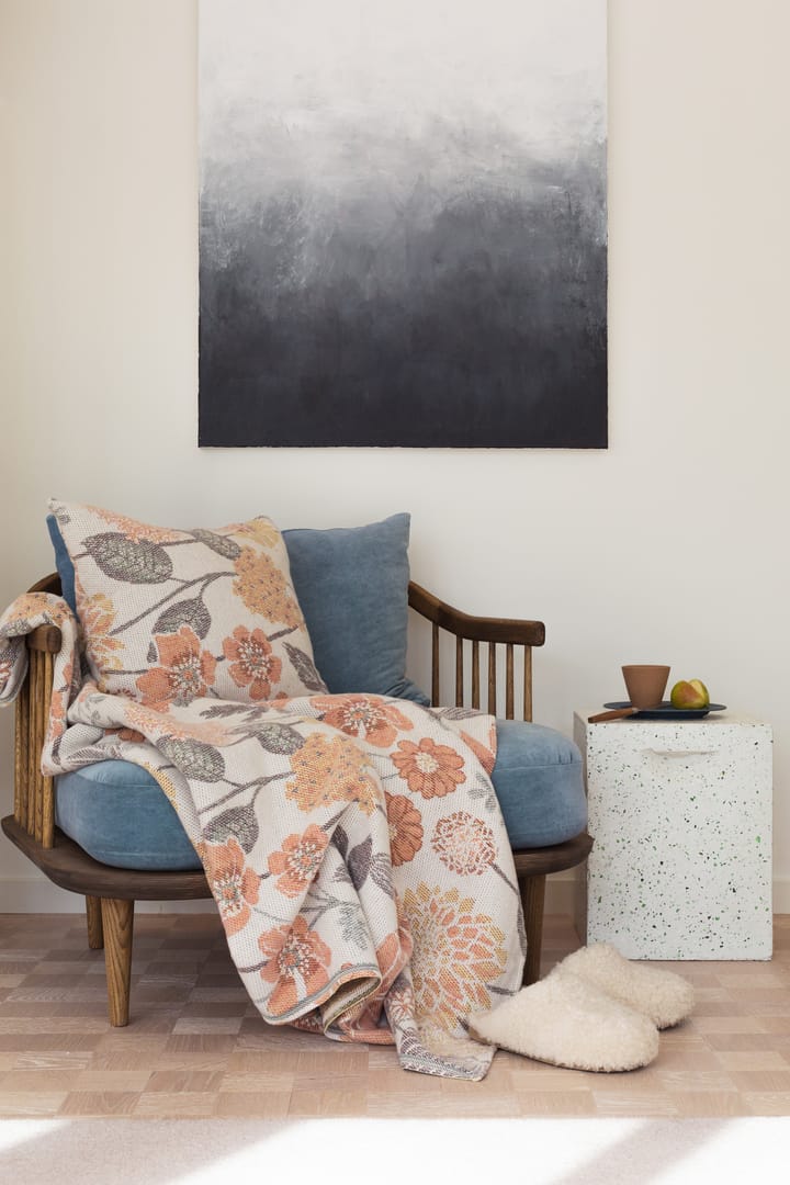 Manta de algodón Bodum 140x170 cm - naranja - Ekelund Linneväveri
