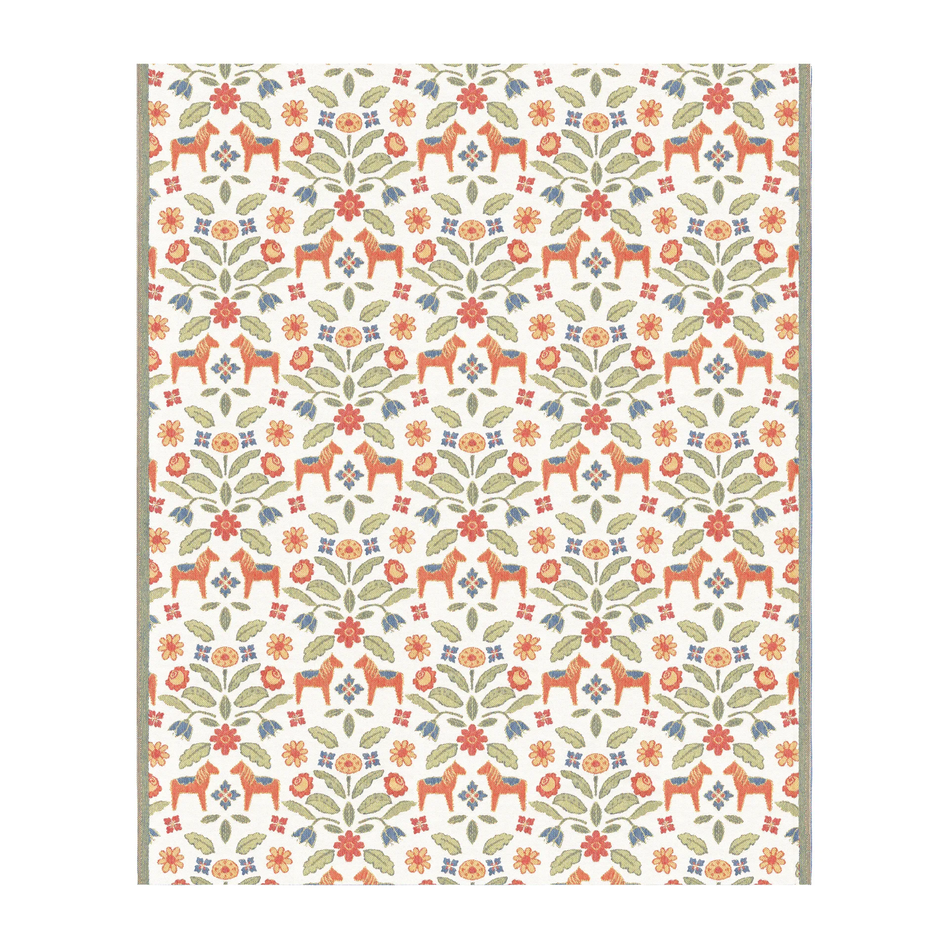 Manta de algodón Kurbitsblom 140x170 cm, Multi Ekelund Linneväveri