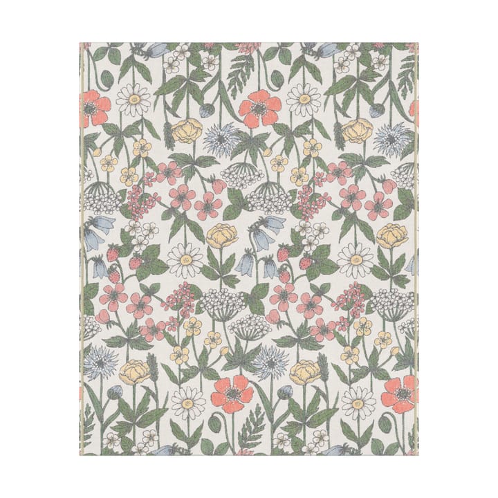 Manta de algodón Vildblomster 140x170 cm - Multi - Ekelund Linneväveri