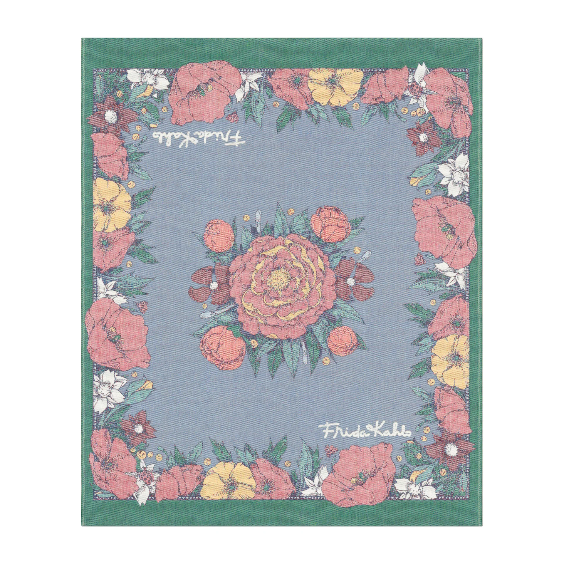 Manta Frida Kahlo 140x170 cm, Vida Ekelund Linneväveri