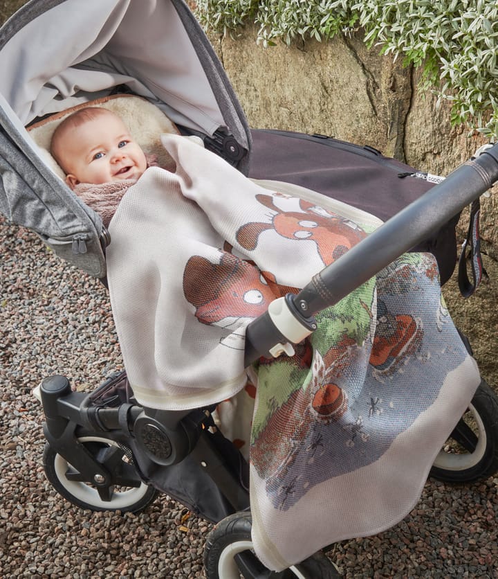 Manta infantil Barkbåtar 70x75 cm, Multi Ekelund Linneväveri