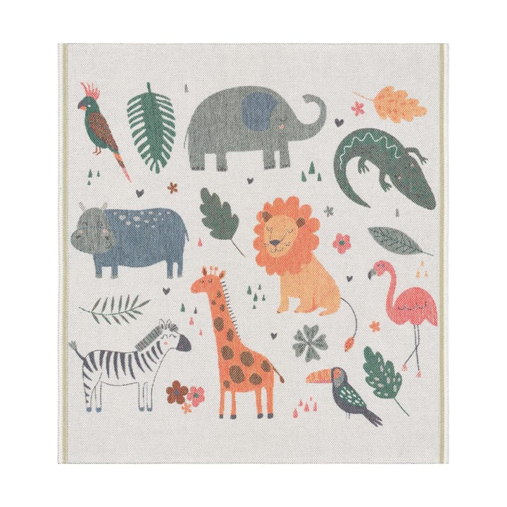 Manta infantil Djungeldjur 70x75 cm, Multi Ekelund Linneväveri