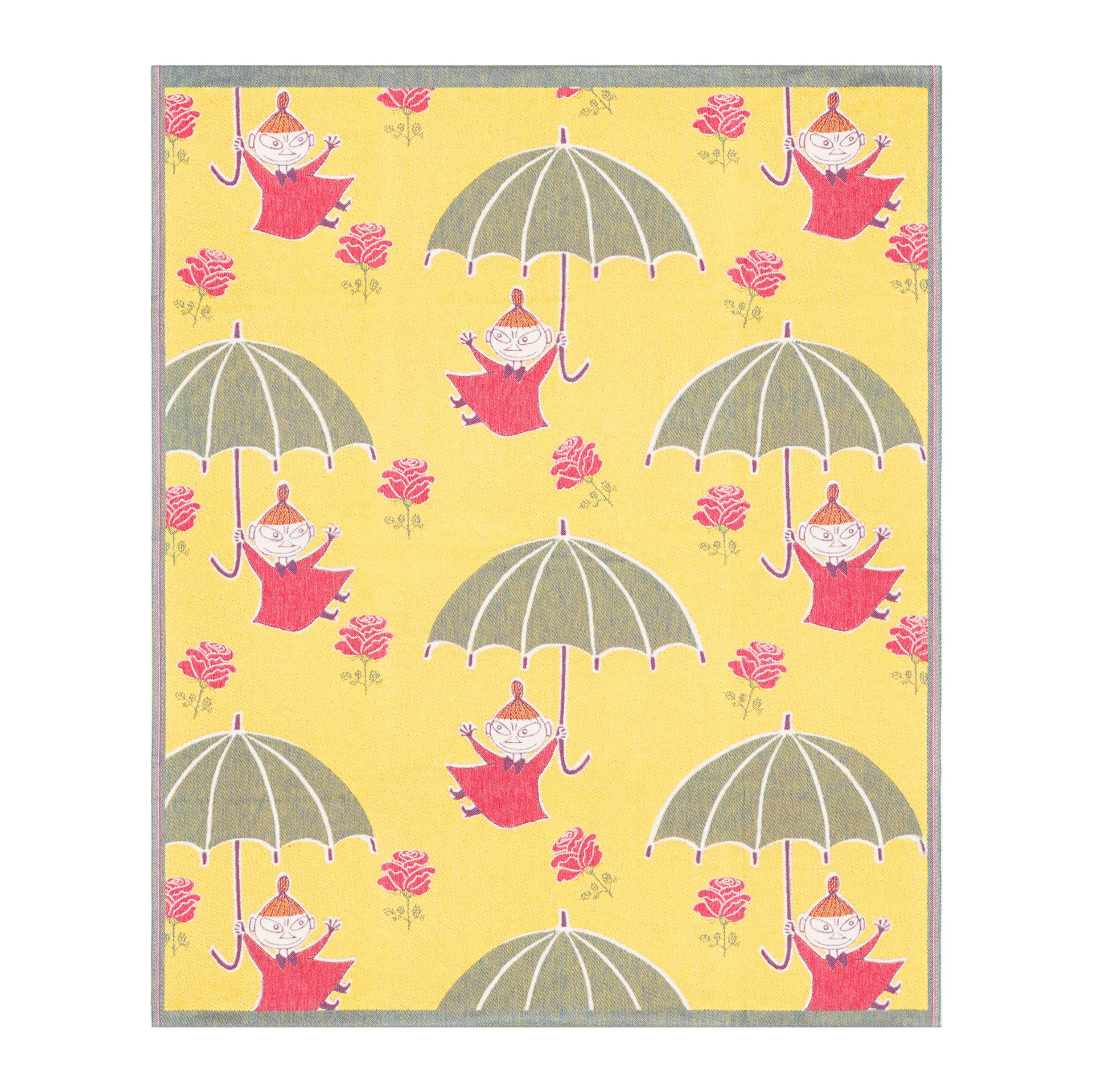 Manta infantil Mumin 72x105 cm, Umbrella Ekelund Linneväveri