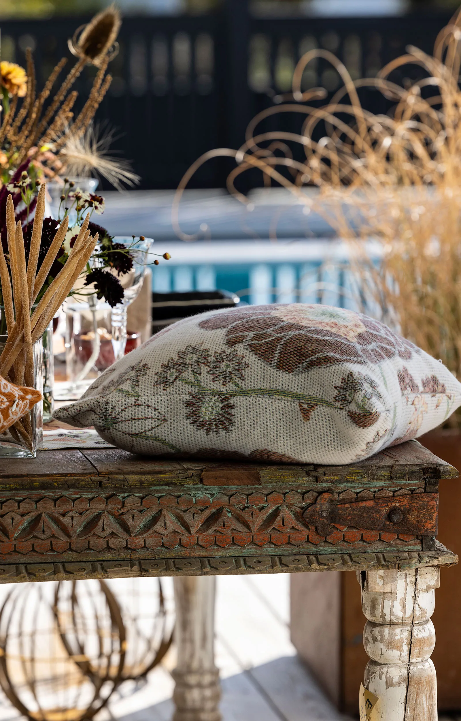 Manta Kärleken 140x170 cm, Multi Ekelund Linneväveri