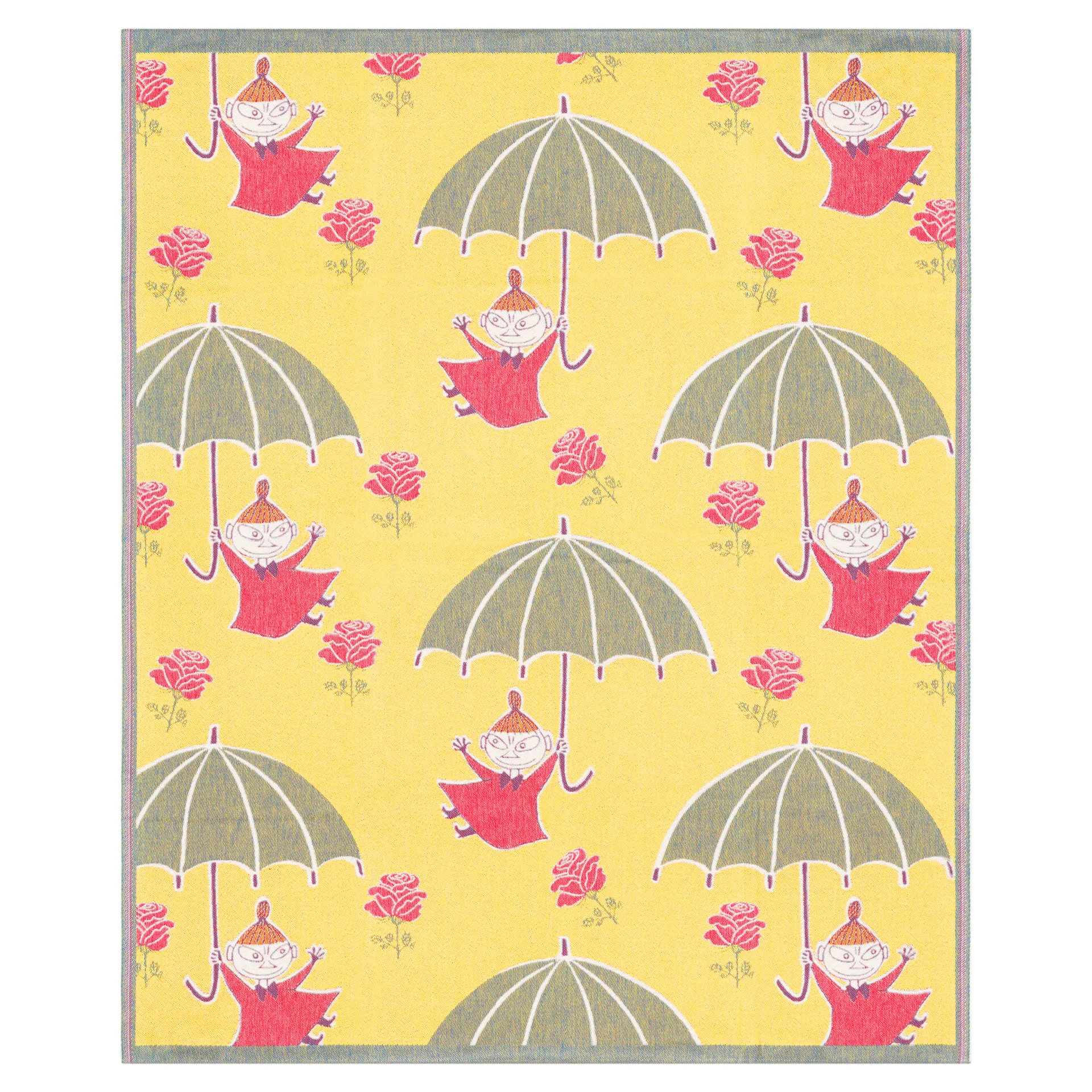 Manta Mumin 140x170 cm, Umbrella Ekelund Linneväveri
