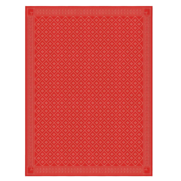 Mantel Åttebladrose - 150x310 cm - Ekelund Linneväveri
