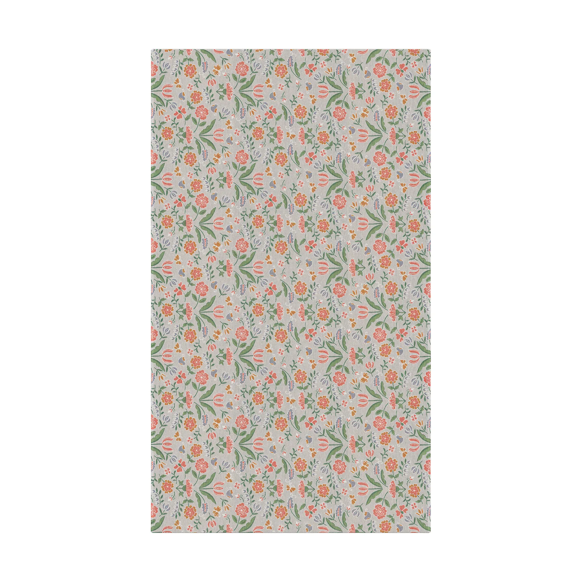 Mantel Blomglänta 145x250 cm, Multi Ekelund Linneväveri