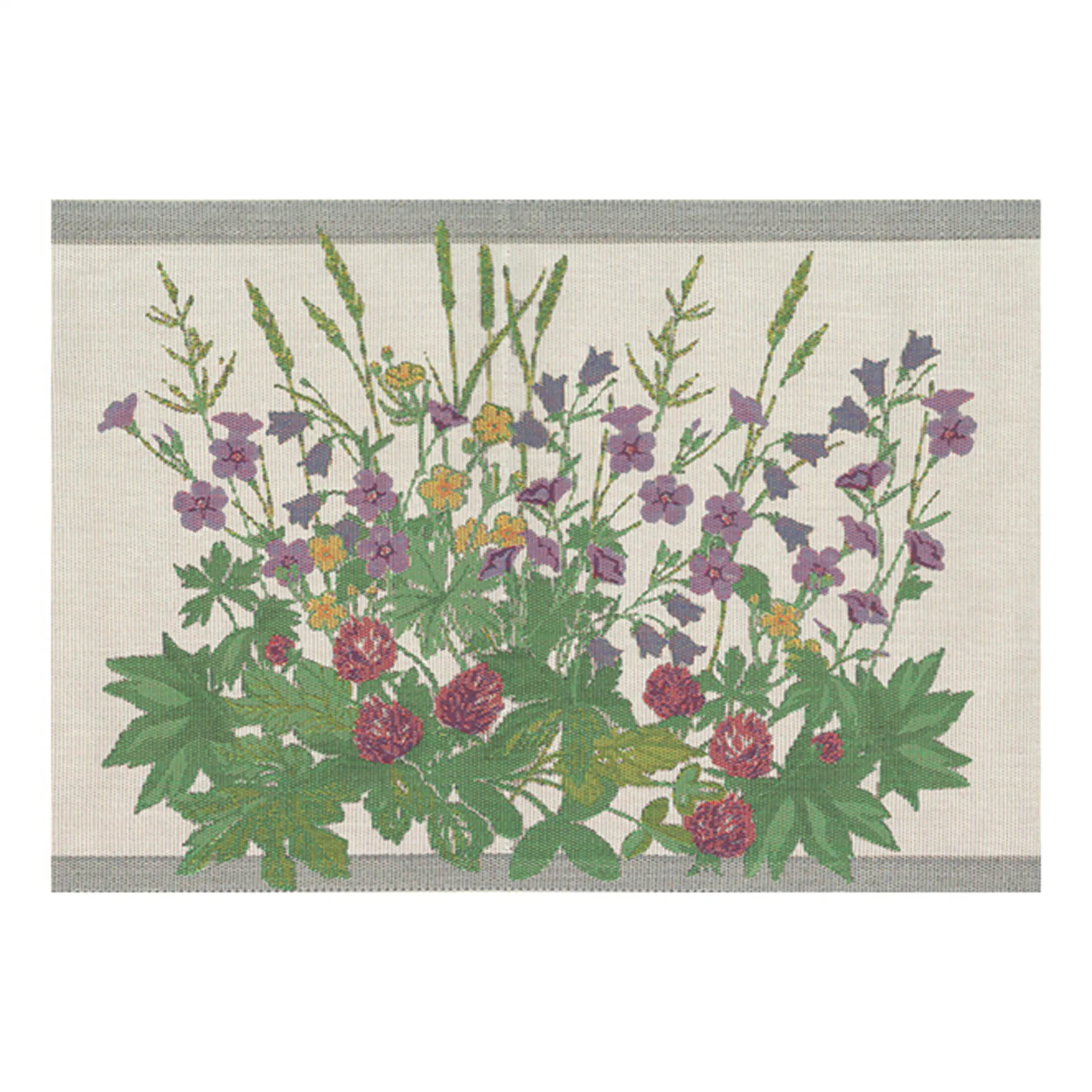 Mantel individual Ängsprakt, 35 x 48 cm Ekelund Linneväveri