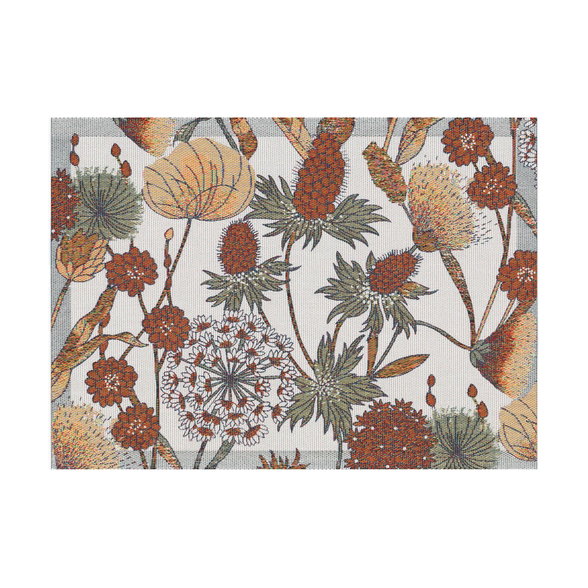 Mantel individual Autumn 35x48 cm, Marrón-rojo Ekelund Linneväveri