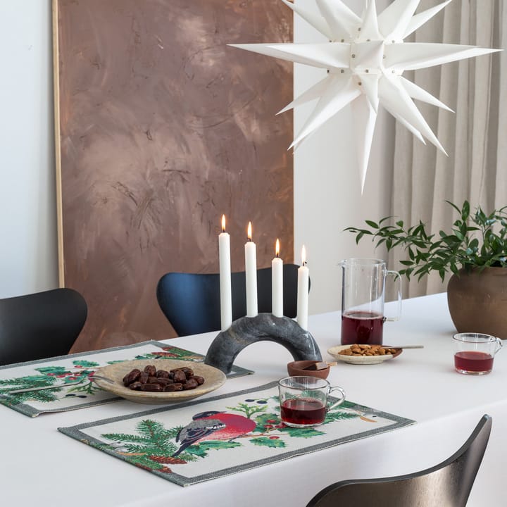 Mantel individual Domherre 35x48 cm, Multi Ekelund Linneväveri