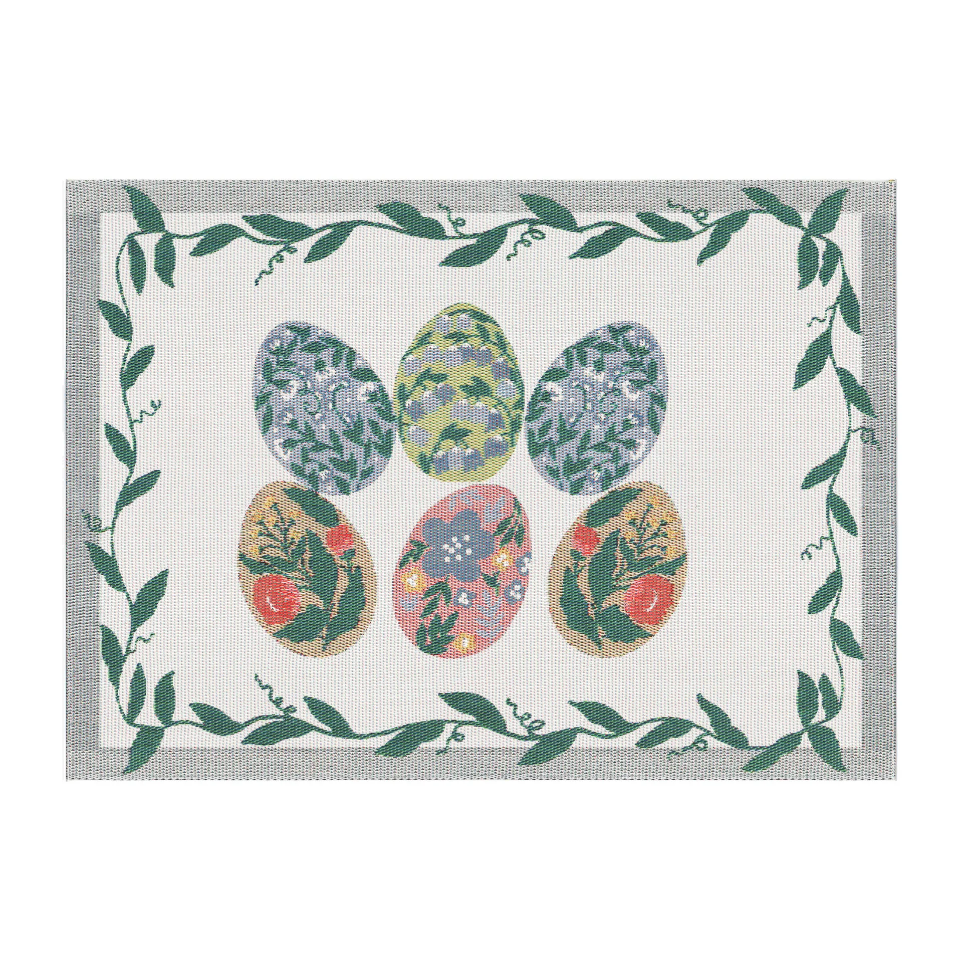 Mantel individual Egg collection, 35x48 cm Ekelund Linneväveri