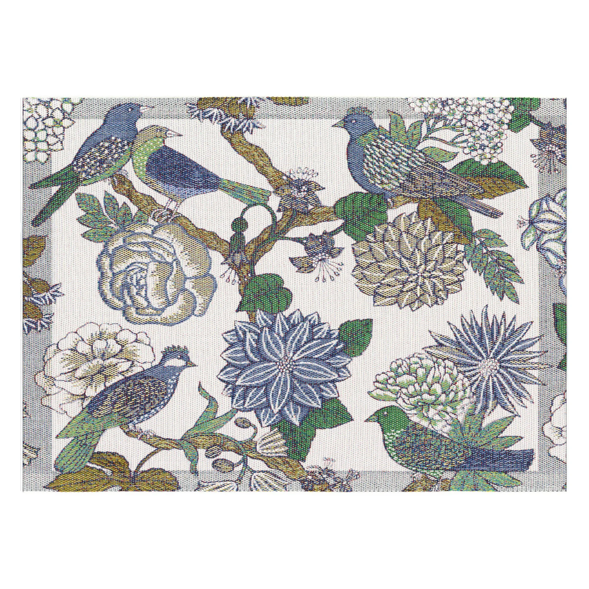 Mantel individual Fåglabo 35x48 cm, Multi Ekelund Linneväveri